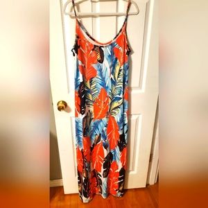 Ladies Maxi Tropical Sundress XL